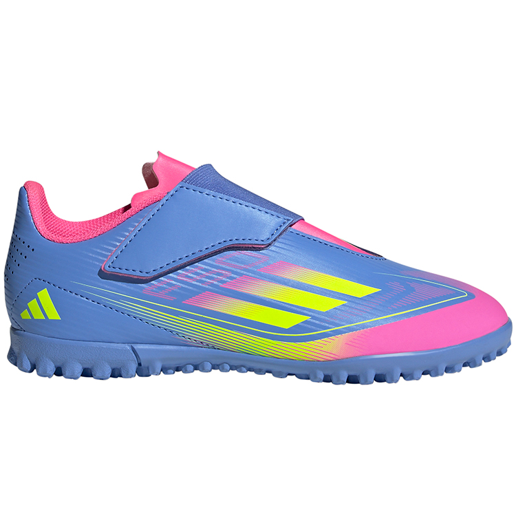 Ghete pentu fotbal Adidas F50 CLUB VEL TF J pt Barbati / 31.5 / Albastru photo 5