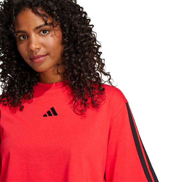 Футболка Adidas W 3S SJ T XXS Красный Женский photo 6