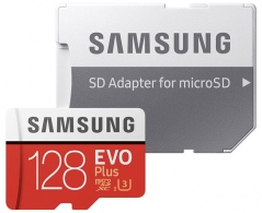 Карта памяти MicroSD+ SD adapter Samsung 128Gb MB-MC128G Class10 UHS-1 (U3) thumbnav 1