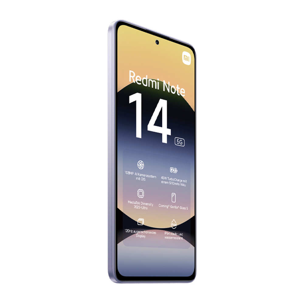 Smartphone Xiaomi Redmi Note 14 5G / 6.67'' / 6 GB / 128 GB / Lavender Purple photo 4