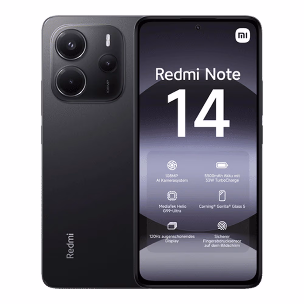 Smartphone Xiaomi Redmi Note 14 6/128GB Midnight Black 