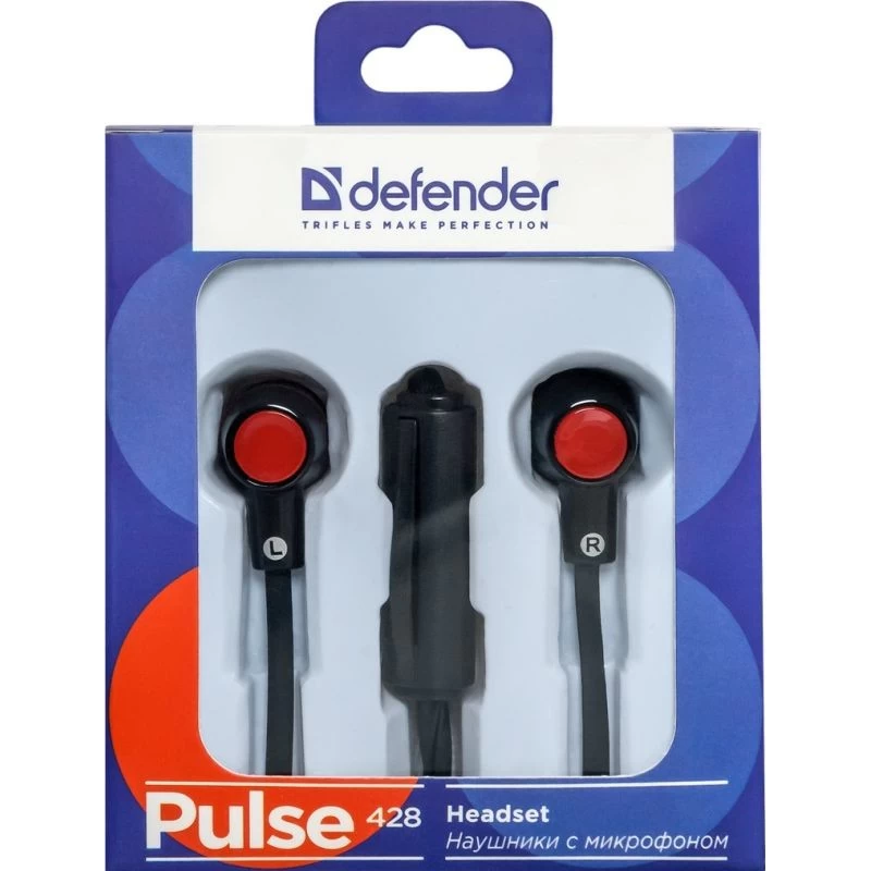 Наушники проводные Defender Pulse 428 black