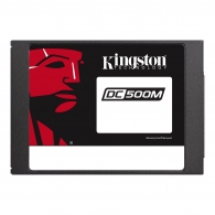 2.5" SSD 960GB  Kingston DC500M Data Center Enterprise, SATAIII, Mixed-Use, 24/7, SED, PLP, Sequential Reads:555 MB/s, Sequential Writes:520 MB/s, Steady-state 4k Read: 98,000 IOPS / Write: 70,000 IOPS, 7mm, Phison PS3112-S12DC, 3D NAND TLC thumbnav 1