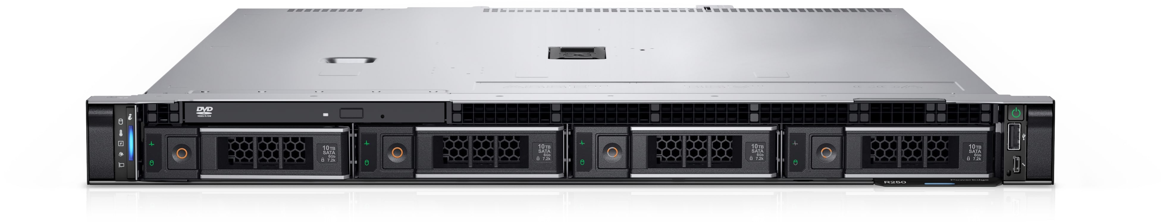 Dell PowerEdge R250 1U Rack, Intel Xeon E-2356G (3.2GHz, 12M, 6C/12T, 80W), 1x16GB UDIMM DDR4 RAM, 1.2TB HDD SAS ISE 12Gbps 10K, BOSS with 2 M.2 240Gb (Chassis 4x3.5" Hot-Plug HDD), PERC H345, iDRAC9 Basic, On-Board LOM, TPM 2.0 V3, Single Hot-Plug 450W P photo 3