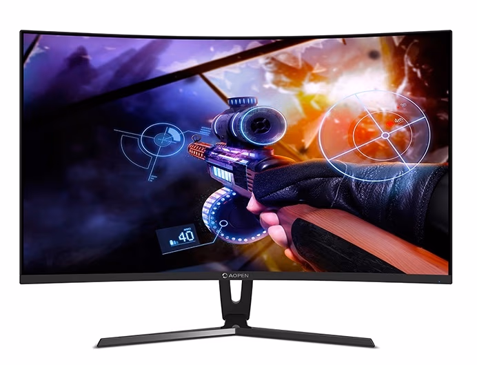 27.0" AOPEN (by ACER) VA LED 27HC1RP Curved Gaming Black (4ms, 3000:1, 250cd, 1920x1080, 178°/178°, 144Hz Refresh Rate, DVI, HDMI, DisplayPort) [UM.HW1EE.P01] 