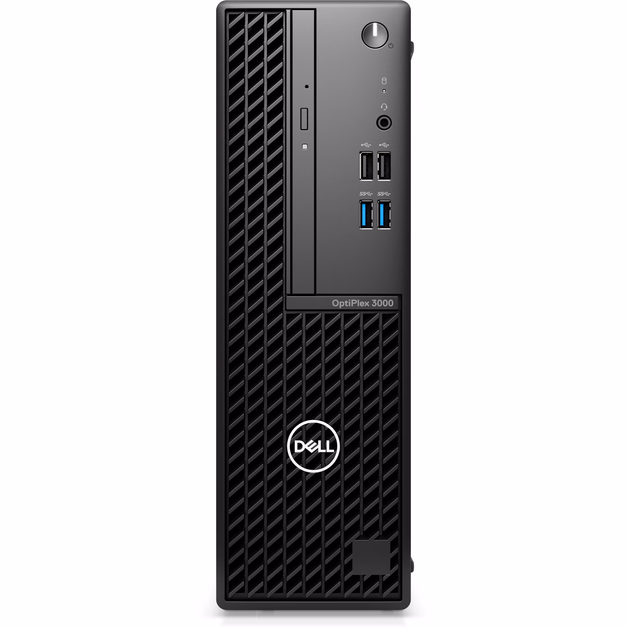 DELL OptiPlex 3000 SFF lntel® Core® i3-12100 (4 Cores/12MB/8T/3.3GHz to 4.3GHz/60W), 8GB (1X8GB) DDR4, M.2 256GB PCIe NVMe SSD, Intel Integrated Graphics, TPM, NO ODD, USB mouse MS116, USB KB216, PSU 180W, Ubuntu, 3Y Warranty, Black. 