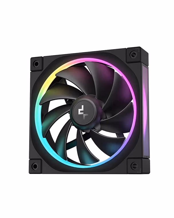 Кулер для корпуса DEEPCOOL FL12/ 120mm ARGB PWM fan/ Black