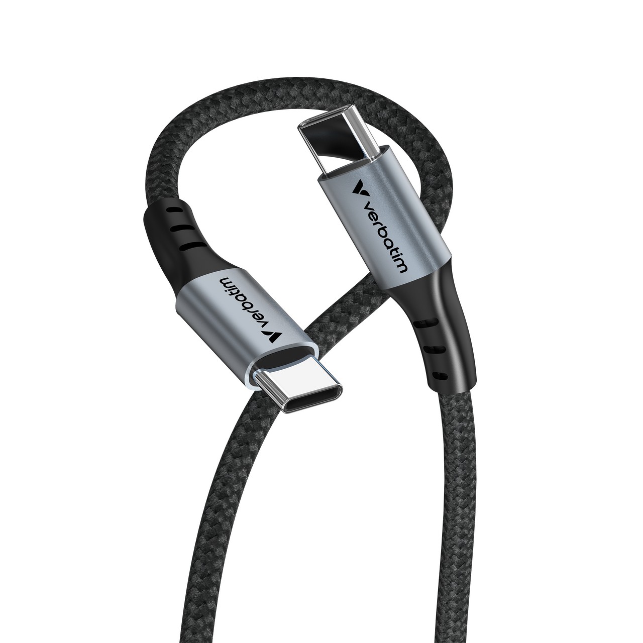 Кабель USB-C to USB-C Verbatim Sync & Charge 60W / 1.2 m/  Black photo 2