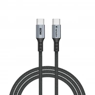 Cablu USB-C to USB-C Verbatim Sync & Charge 60W / 1.2 m/  Black