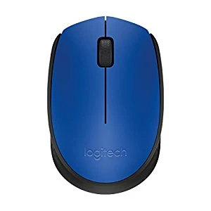 Logitech Wireless Mouse M171 Blue, Optical Mouse for Notebooks, Nano receiver,  Blue, Retail