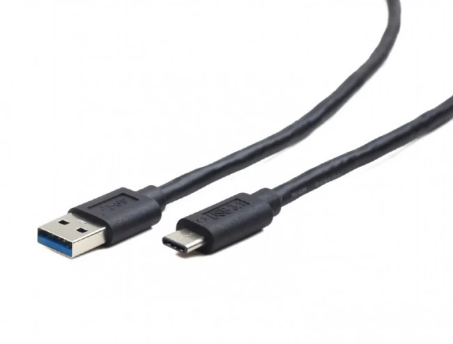 Cable USB3.0/Type-C - 1m - Cablexpert CCP-USB3-AMCM-1M, 1m, USB3.0 (male) to Type-C (male), Black