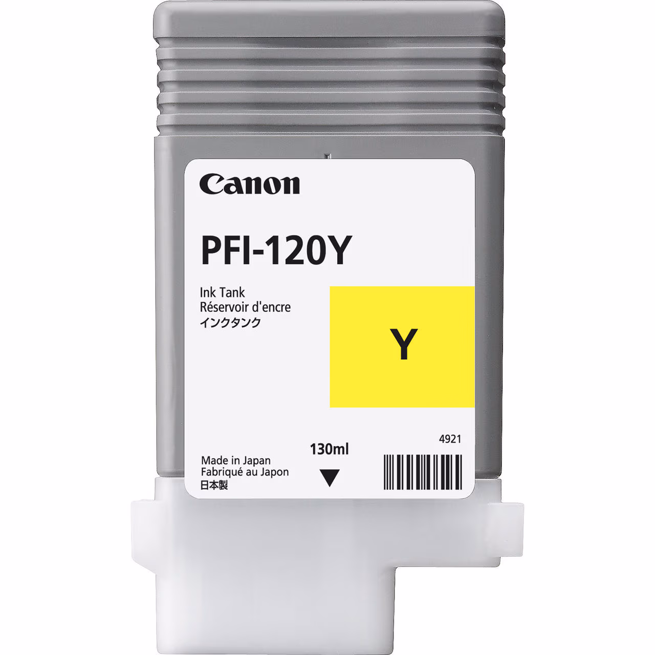 Ink Cartridge Canon PFI-120 Yellow EMEA , 130ml for Canon imagePROGRAF TM-200, TM-205, TM-300, TM-305