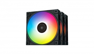 120mm Case Fan - DEEPCOOL ”FC120B” 1x A-RGB LED fan, 120x120x25 mm, 500~1800 RPM±10%, 61.91 CFM, <28 dB(A), 4-pin PWM, Hydro Bearing, 3-pin(+5V-D-G) thumbnav 1