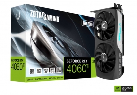Видеокарта ZOTAC GeForce RTX 4060 Ti Twin Edge / 8GB / GDDR6 / 128bit thumbnav 1