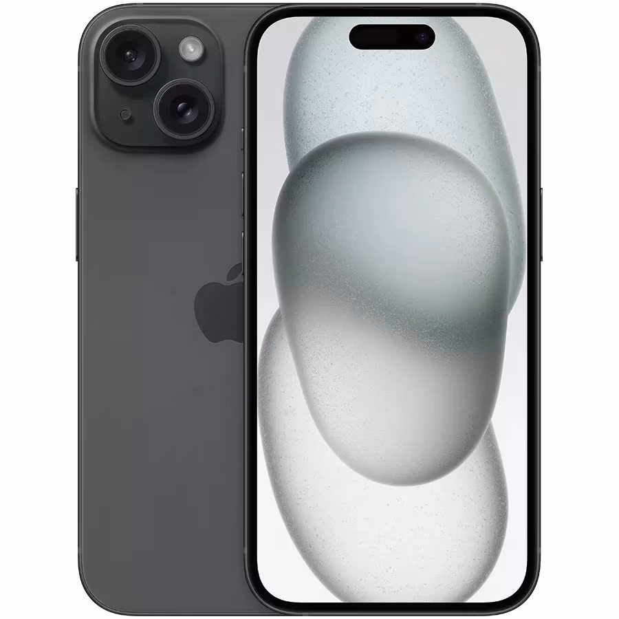 Smartphone Apple iPhone 15 256GB Black (MTP63RX/A) 