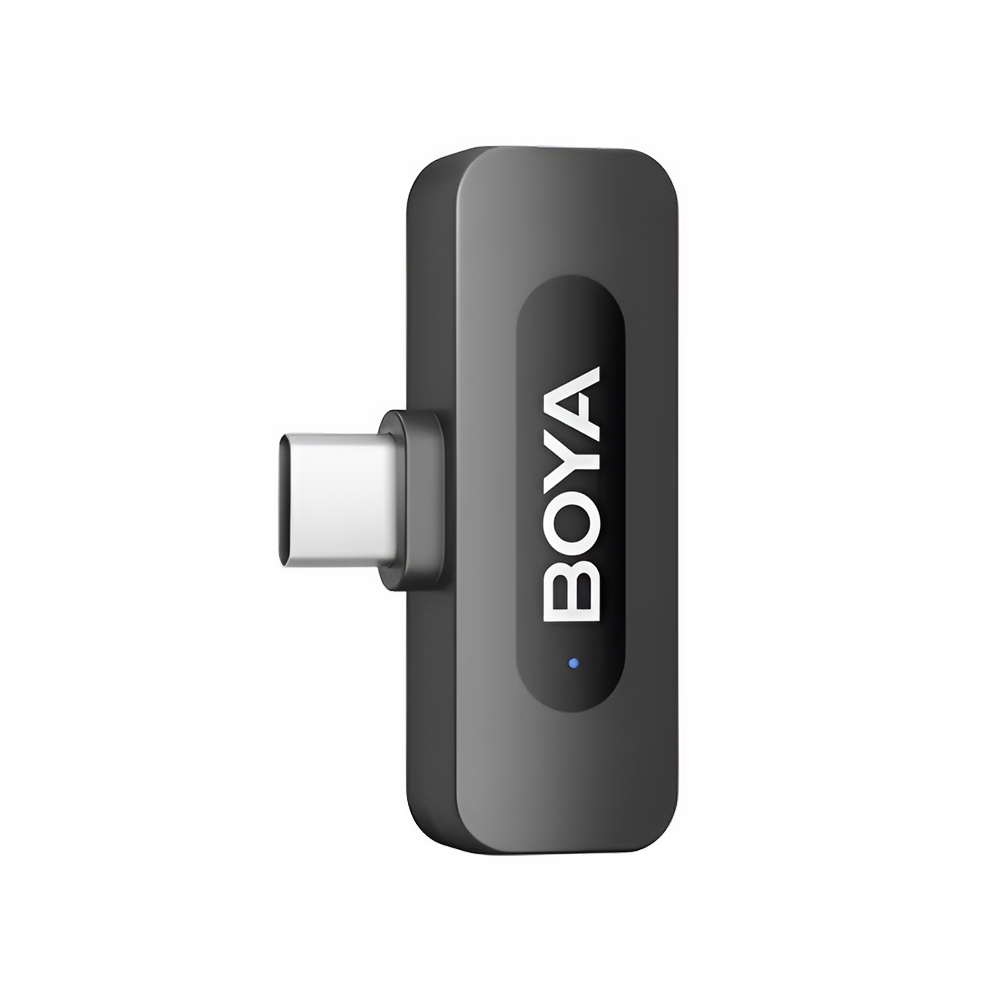 Микрофон Boya Wireless Microphone Combo 3 in1 3 2TX+2RX+1 charging case(USB-C+Lightning plug), Black photo 3