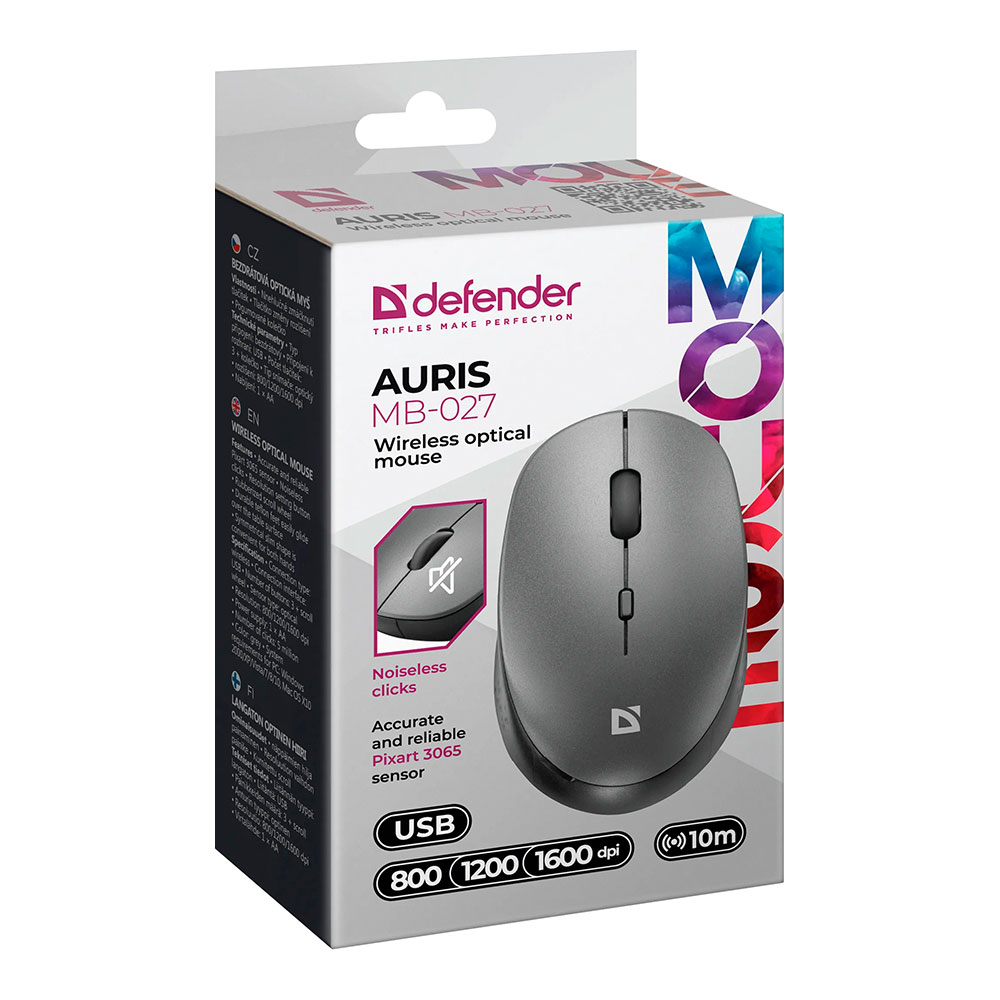 Mouse fara fir Defender Auris MB-027 Gri photo 6