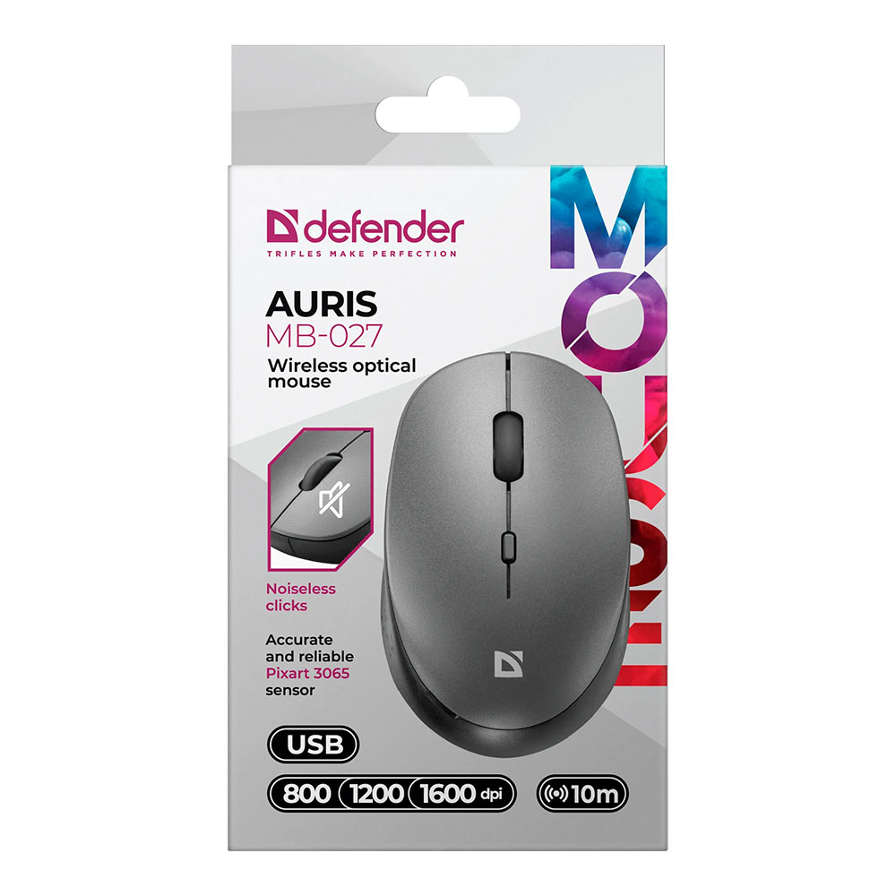 Mouse fara fir Defender Auris MB-027 Gri photo 7