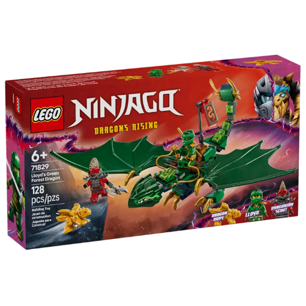 Constructor Lego Ninjago Lloyd's Green Forest Dragon 71829 de la 6+ ani photo 1 Constructor Lego Ninjago Lloyd's Green Forest Dragon 71829 de la 6+ ani photo 1