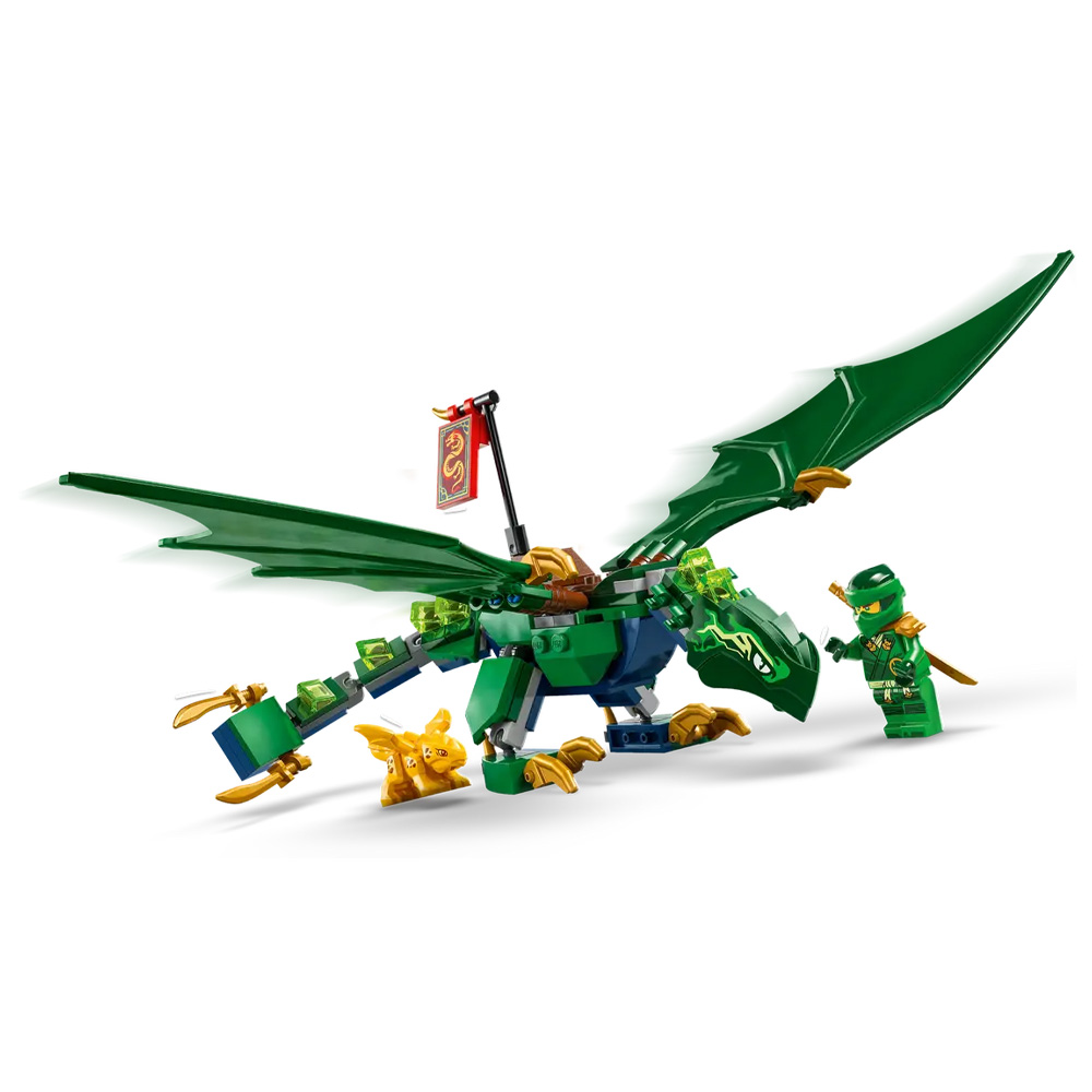 Constructor Lego Ninjago Lloyd's Green Forest Dragon 71829 de la 6+ ani photo 4