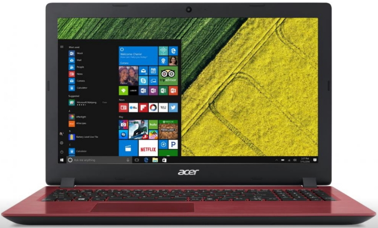 Ноутбук Acer Aspire 3 A315-31 Oxidant Red (NX.GR5EU.002) 15.6” / 4 ГБ / / Celeron / HD Graphics 500 / Красный с черным photo 1