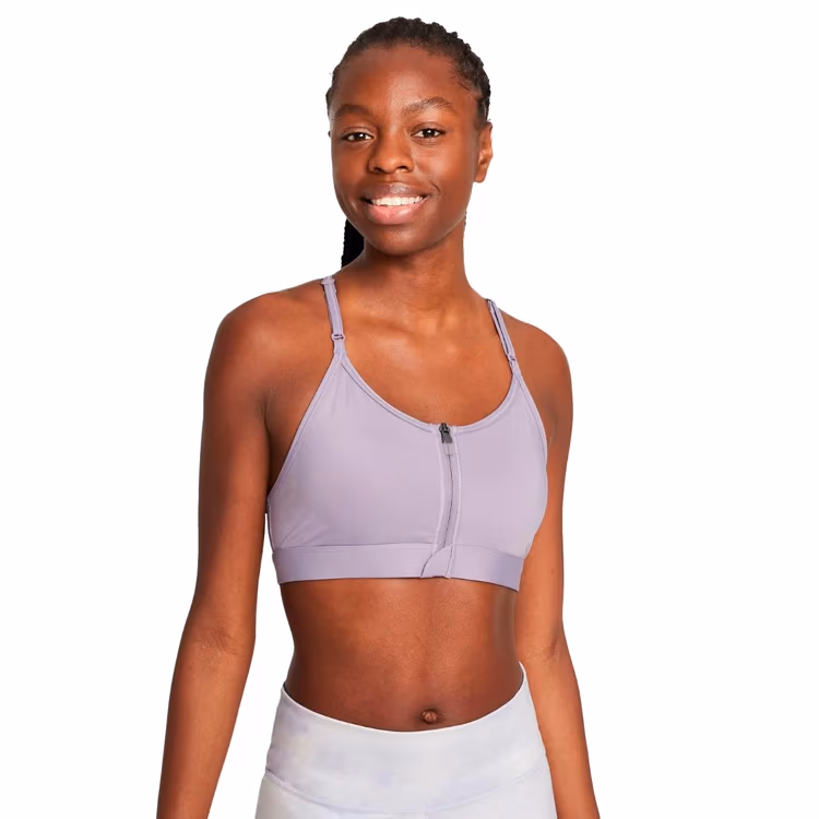 Спортивное бра Nike W NK DF INDY ZIP FRONT BRA