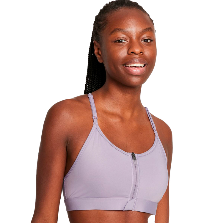 Спортивное бра Nike W NK DF INDY ZIP FRONT BRA / Женский / S / Сиреневый photo 6