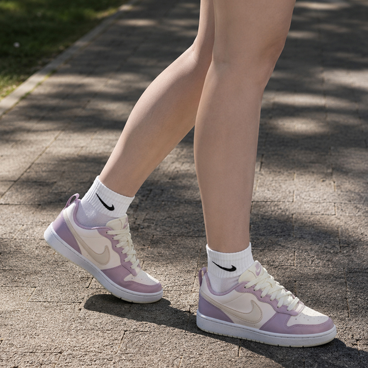 Кроссовки Nike COURT BOROUGH LOW RECRAFT (GS) / Женский / 37.5 / Бежевый photo 8