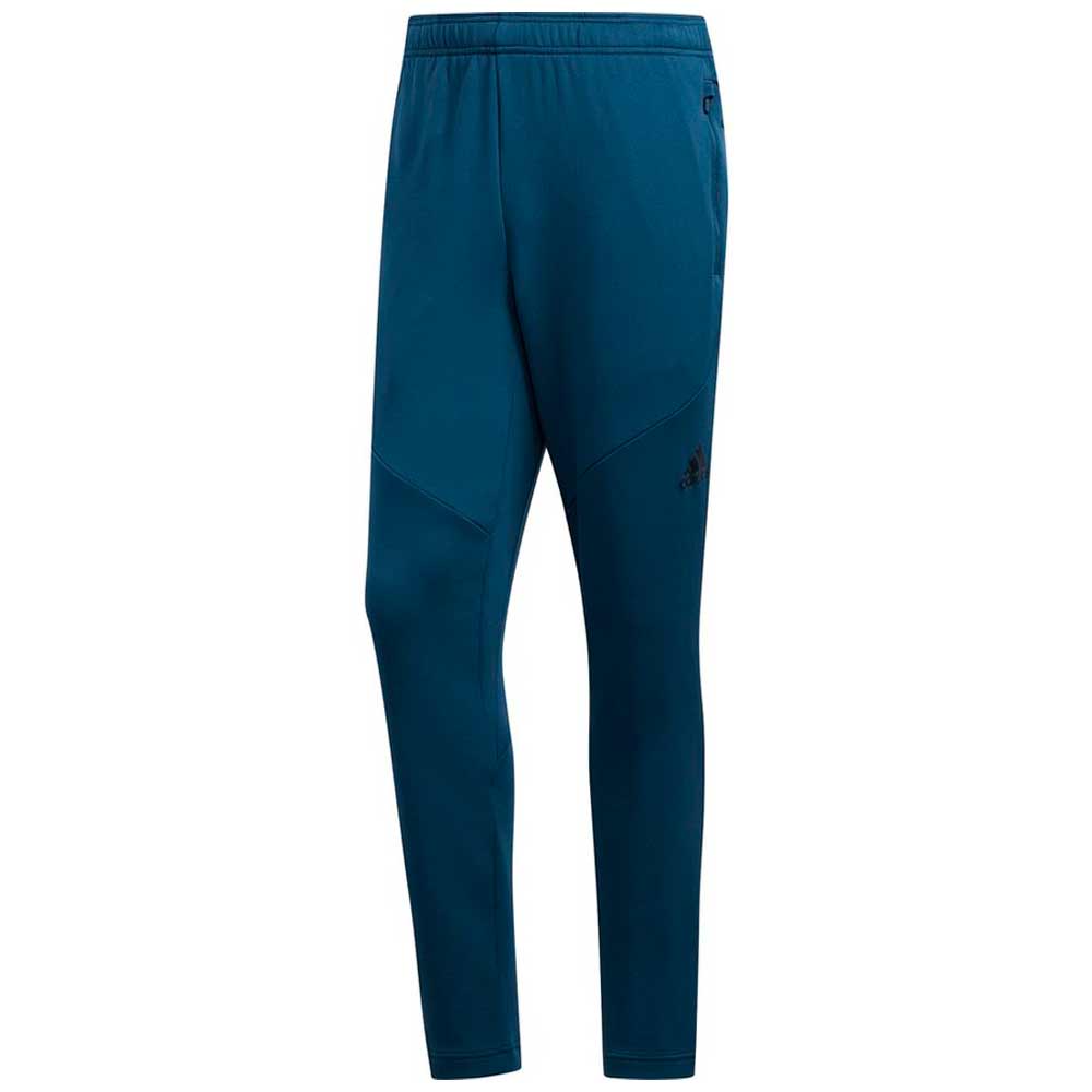 Trening pt Barbati Adidas WARM HOODIE S Albastru photo 2