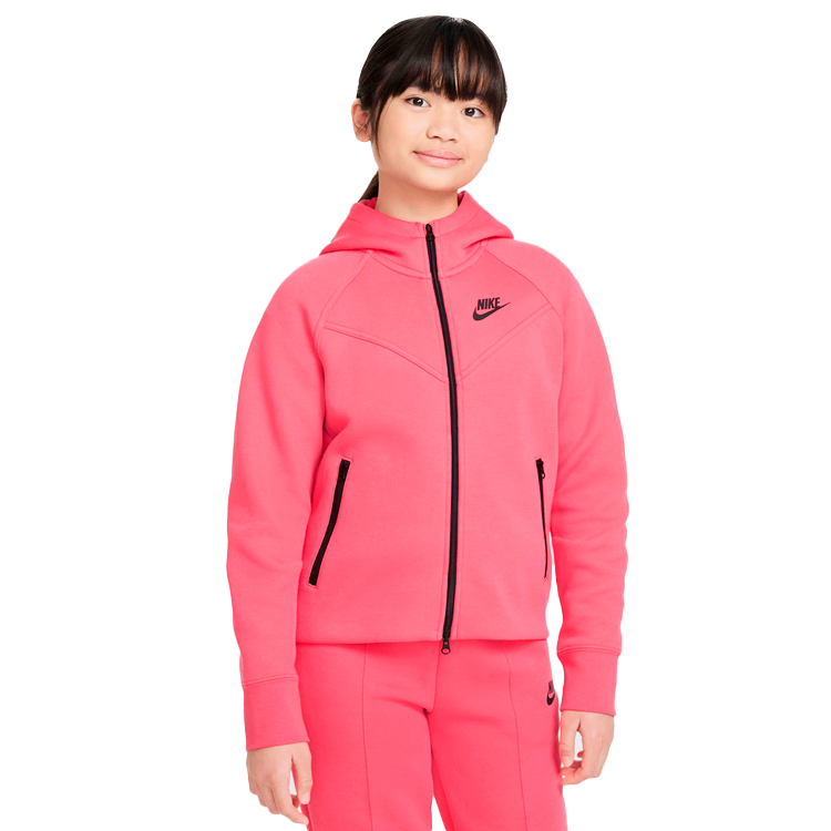 Hanorac Nike G NSW TCH FLC HD FZ LS / Femei / M / Roz photo 2