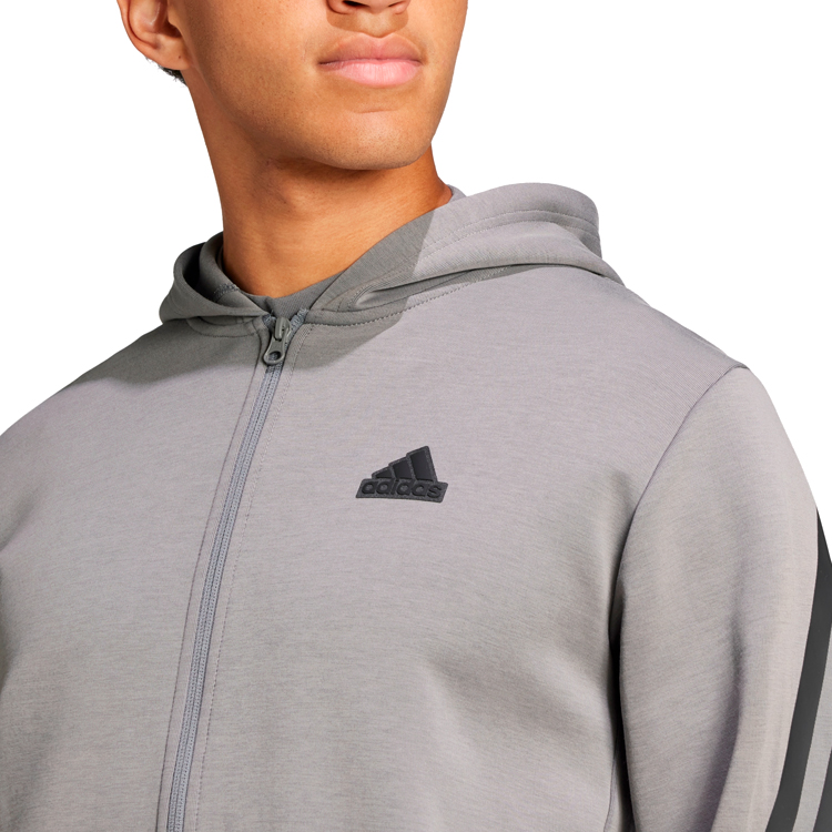Hanorac pt bărbați Adidas M FI 3S FZ S Gri photo 3