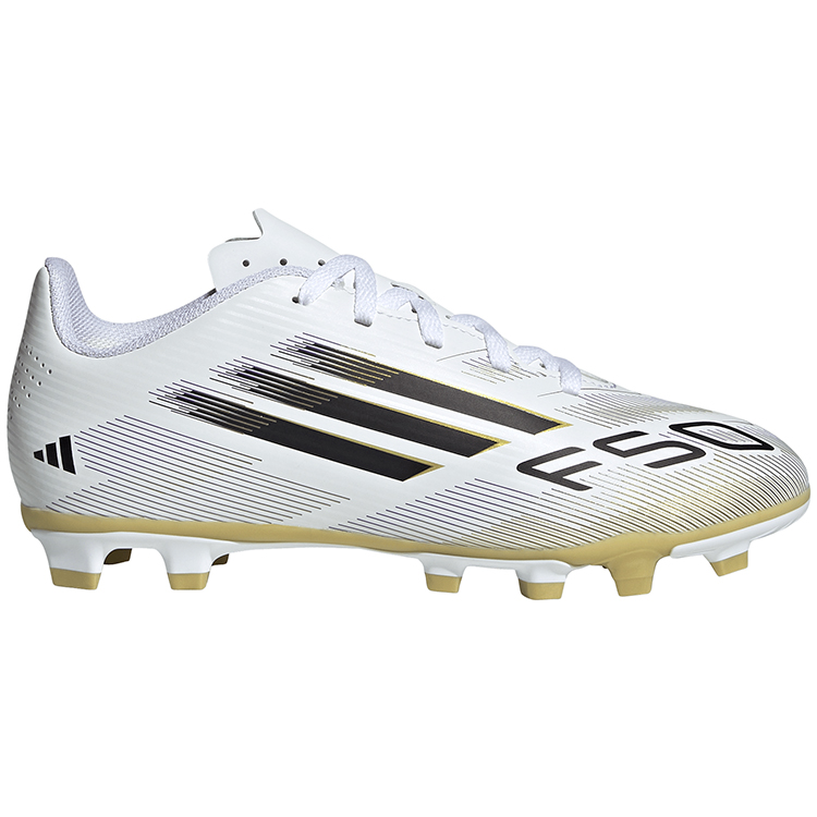 Ghete pentu fotbal Adidas F50 CLUB FG/MG J pt Barbati / 33 / Alb photo 2