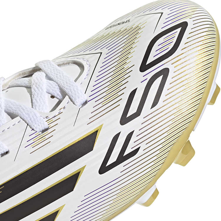 Ghete pentu fotbal Adidas F50 CLUB FG/MG J pt Barbati / 33 / Alb photo 4