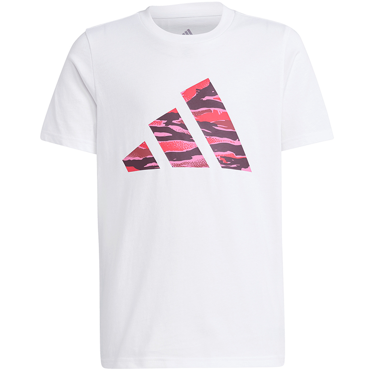 Tricou Adidas J CAMO LOGO TEE / Femei / 128 / Alb photo 2