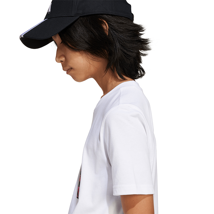 Tricou Adidas J CAMO LOGO TEE / Femei / 128 / Alb photo 4