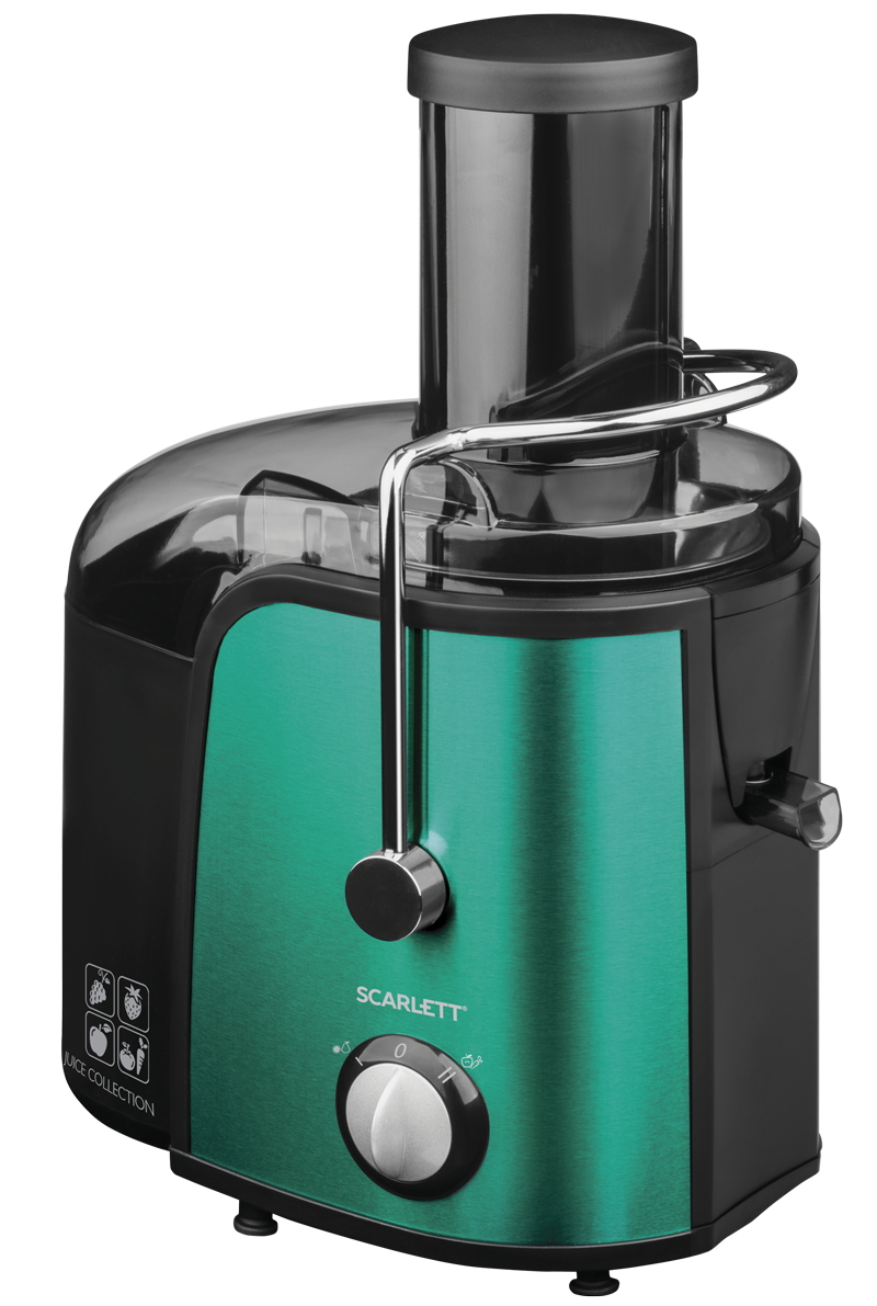 Соковыжималка центробежная Scarlett SCJE50S29, 1.10 л, 1000 Вт, 2 скоростей, Зеленый photo 1 Соковыжималка центробежная Scarlett SCJE50S29, 1.10 л, 1000 Вт, 2 скоростей, Зеленый photo 1