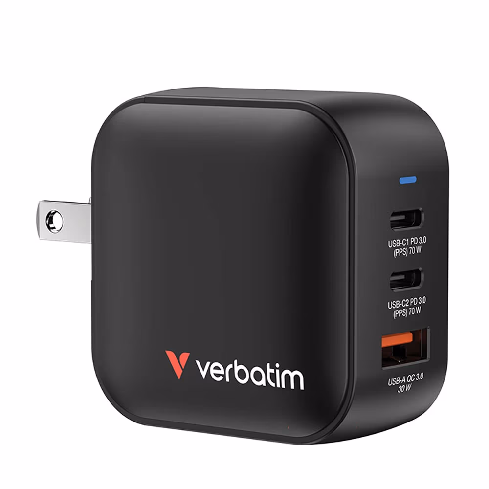 Incarcator pentru telefon mobil Verbatim Mini GaN 70W VER_32229 