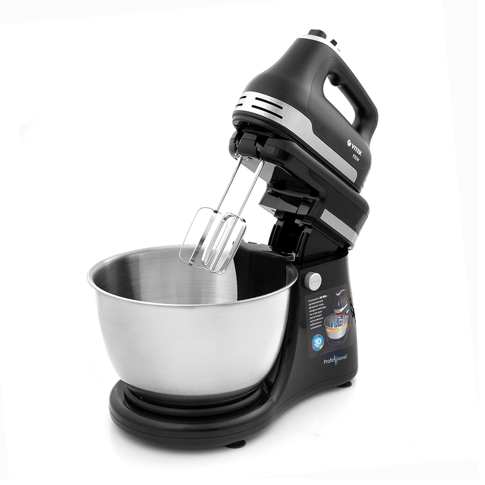 Mixer Stationar Vitek VT1429 / 5 viteze / Negru photo 2