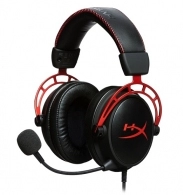 Headset HyperX Cloud Alpha, Black/Red, Solid aluminium build, Microphone: detachable, Frequency response: 13Hz–27,000 Hz, Detachable headset cable length:1m+2m extension, Dual Chamber Drivers, 3.5 jack, Pure Hi-Fi capable, Braided cable