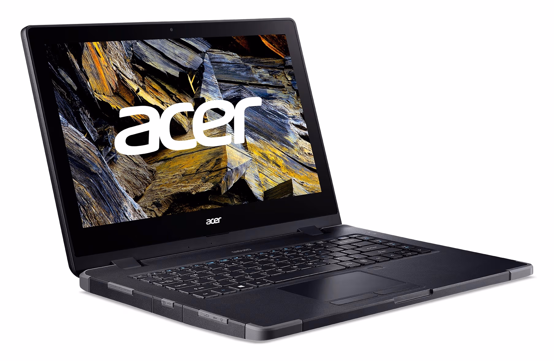ACER Enduro EN314-51WG Shale Black (NR.R0QEU.00D) 14.0" FHD IPS (Intel Core i5-10210U 4xCore 1.6-4.2GHz, 8GB (1x8) DDR4 RAM, 512GB PCIe NVMe SSD+HDD Kit, MX230 2GB GDDR5, Smart CR, SD Card, WiFi-AX/BT 5, FPR, Backlit, LAN, RS 232, 3cell, HD cam, IP53, No  