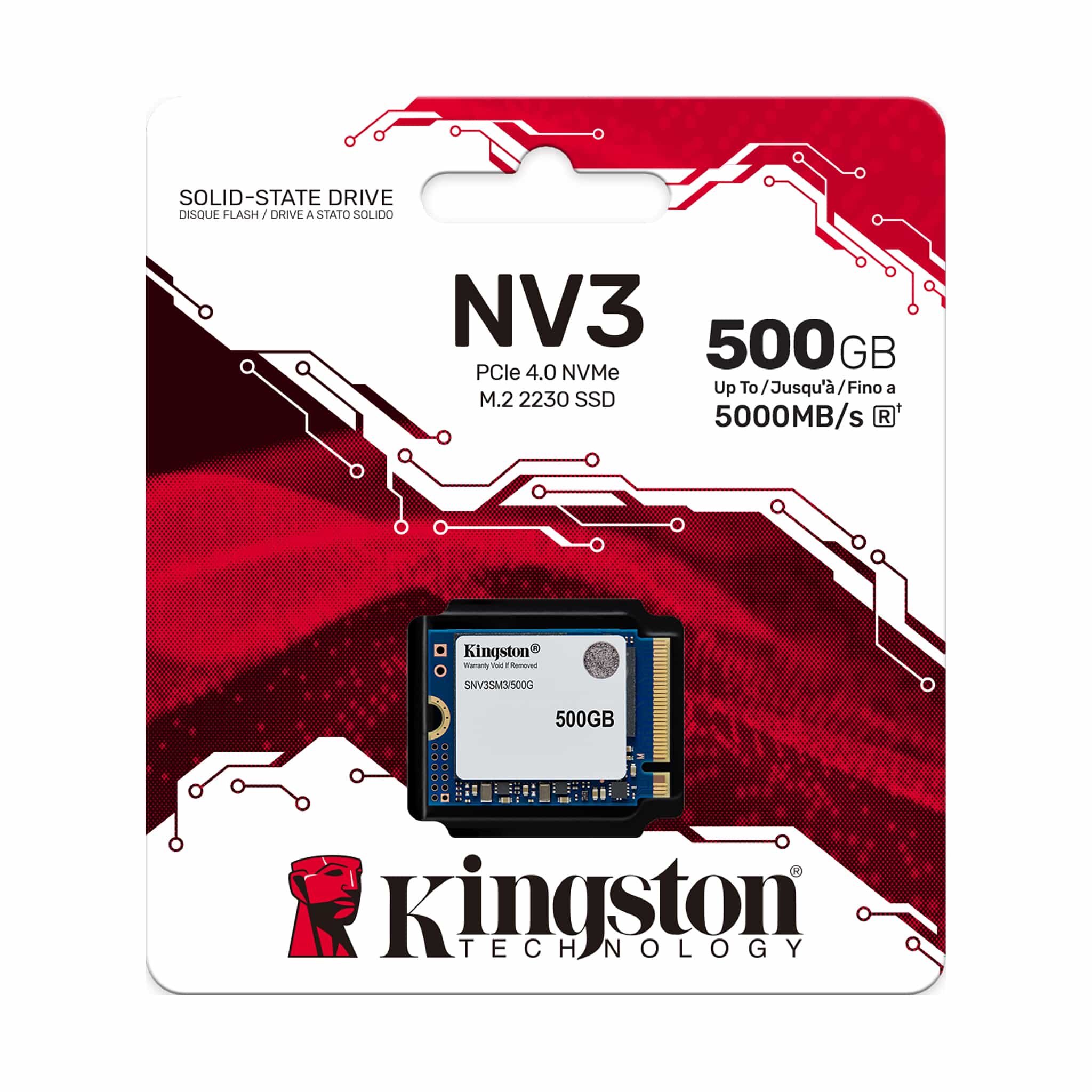 M.2 NVMe SSD Kingston NV3 500GB (SNV3SM3/500G) photo 3