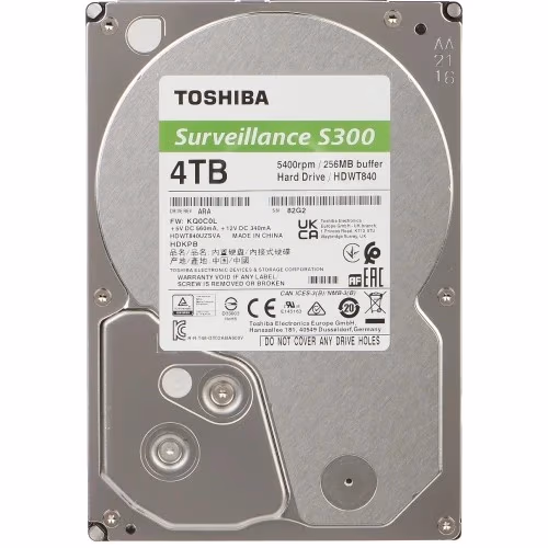 3.5” HDD Toshiba HDWT840UZSVA  S300 / 4.0TB/ 5400rpm/ 256MB 