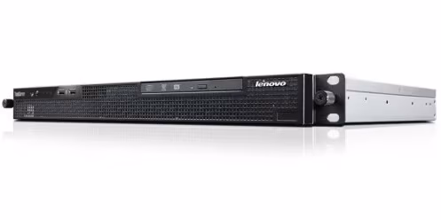Lenovo ThinkServer RS140 w/ 4x 2.5” Bays, Xeon E3-1226v3, 1 x 4Gb ECC UDIMM, RAID100 0/1/5/10 w/ No Cache, No HDD, Slim DVD-RW, 1GbE 2-port Onboard and 1GbE for Mgmt, No TPM, No Intrusion Switch, Intel AMT 9.0, 1 x 300W PSU Fixed, Rack 1U 