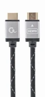 Cable HDMI  CCB-HDMIL-3M, 3m, male-male, Select Plus Series, High speed HDMI cable with Ethernet, Supports 4K UHD resolutions at 60 Hz, Durable nylon braiding and premium style connectors