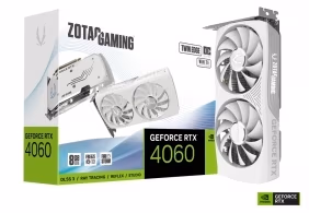 Видеокарта ZOTAC GeForce RTX 4060 Twin Edge OC White Edition / 8GB / GDDR6 / 128bit