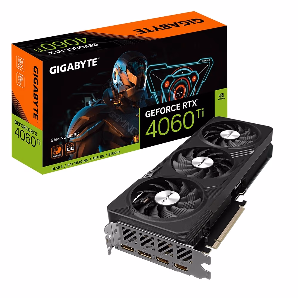 Видеокарта Gigabyte GeForce RTX 4060 Ti GAMING OC 8G / 8GB / GDDR6 / 128bit