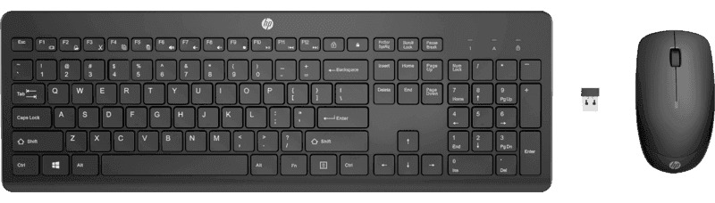 Беспроводная Клавиатура и мышка HP 230, Black photo 1