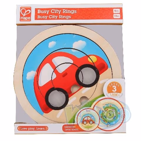 Hape E1605A Spinning Transport Puzzle