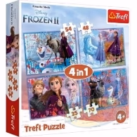 Trefl 34323 Puzzle 4In1 Disney Frozen 2
