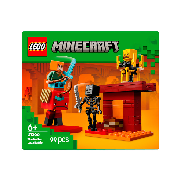 Lego Minecraft Битва с лавой в Незере 21266 photo 1 Lego Minecraft Битва с лавой в Незере 21266 photo 1